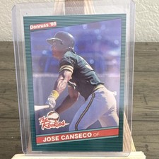 Donruss 1986 The Rookies Jose Canseco #22 Oakland Athletics Rookie Baseball Card