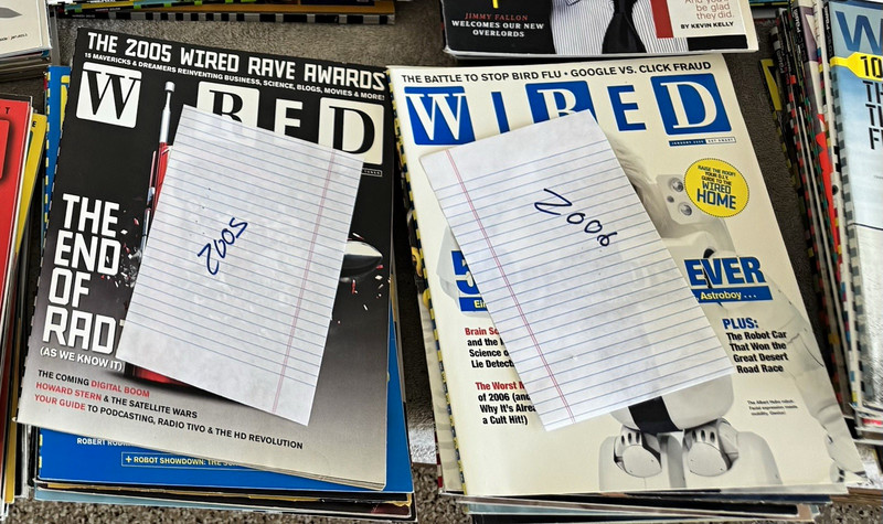WIRED Magazine 17 volumes of 2005 and 2026