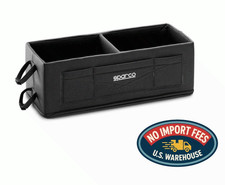 Sparco Helmet Storage Box Double , Black - Rally / Stage / Pockets For Tools