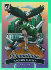 2025 Panini Donruss Football Downtown Insert Saquon Barkley #7 Eagles  