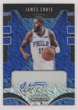 2019-20 Panini Prizm Signatures FOTL Blue Shimmer James Ennis #SG-JEN Auto 6yn
