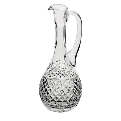 Galway Irish Crystal 'Leah' Vintage Cut Glass Claret Krug 26cm Decanter