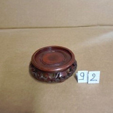 socle / stand rond en bois