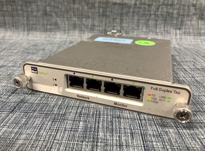 Net Optics TP-CU3 Ethernet Tap 10/100/1000 Full Duplex Copper Network TAP