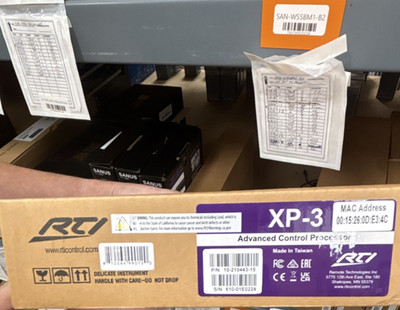 RTI XP-3 Advanced Control Processor 10-210443-15