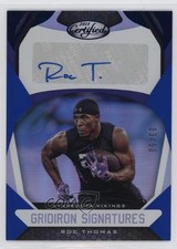 2018 Certified Gridiron Signatures Mirror Blue 3/50 Roc Thomas #GS-RC Auto 18t1