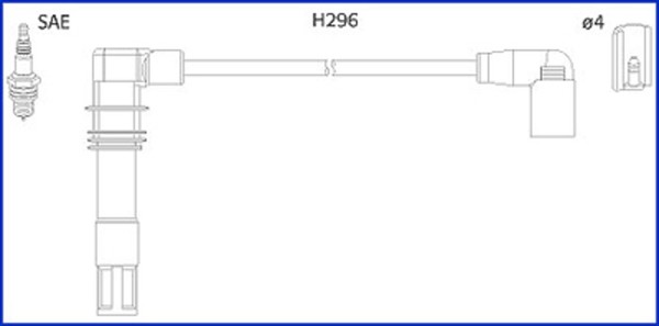 Hüco ZüNdleitungssatz 134797 FüR VW Lupo 1 6X1 6E1 Golf 4 1J1 Bora 1J2 Variant 3-image