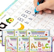 6-Pack Magic Grooved Writing Practice Books Kids 3 