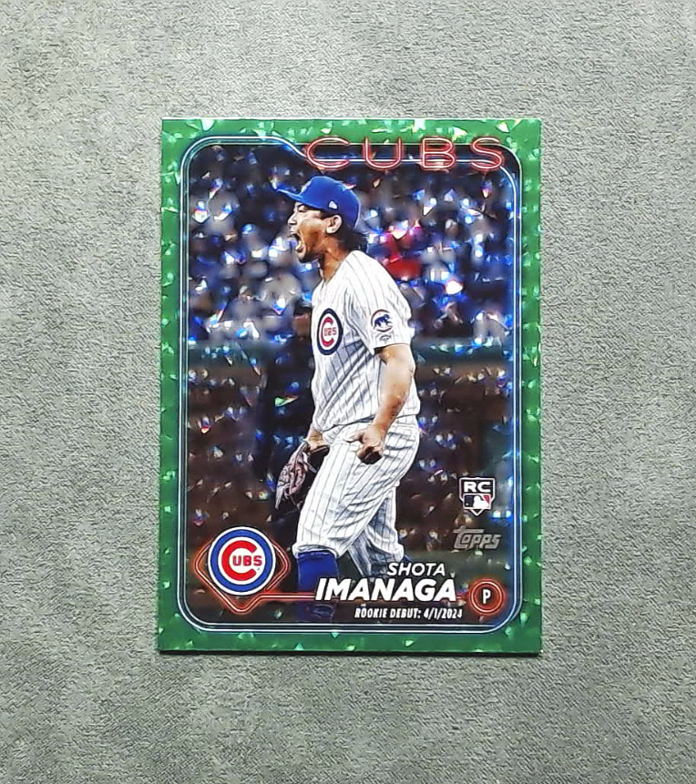2024 Topps Update - Shota Imanaga (RC) Debut #US281 Green Foilboard 079/499