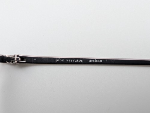 John Varvatos Eyeglasses, Frames Only, Japan, V160, 50-21-140, Metal,Matte Black - Picture 19 of 24