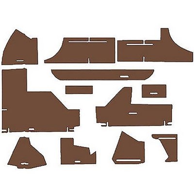 CR40E-50 New Brown Cab Kit Fits John Deere 4030 4040 4230 4240 4430 4440 4630 +