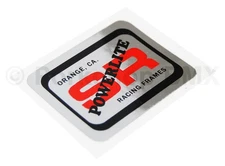 1978-83 Powerlite SR seat mast old school BMX bicycle decal (officially