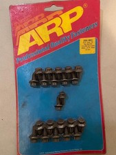New Arp 235-1801 Oil Pan Bolts Bbc Chevy 12 Point Head Chrome Molly 454 427 396