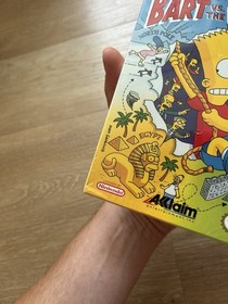 Los Simpson: Bart vs. the World - Nintendo NES Precintado (US NTSC) - Nuevo / H-Seam