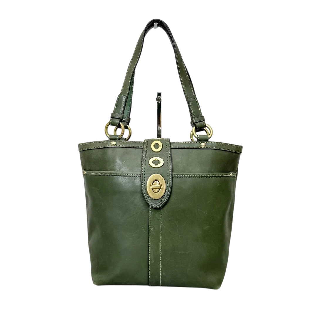 バッグ COACH Green Nubuck Tote Shoulder Handbag Coach Shoulder Bag Green Bags & Handbags for Women for sale | eBay