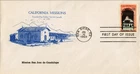Dr Jim Stamps 6C California Settlement First Day Monarch Size Cachet Cover