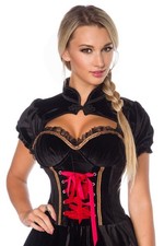 Atixo Bolero in velluto elasticizzato sexy elegante clubwear