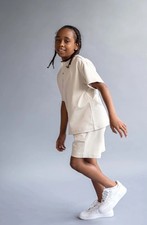 kids boys Cotton Shorts ecru