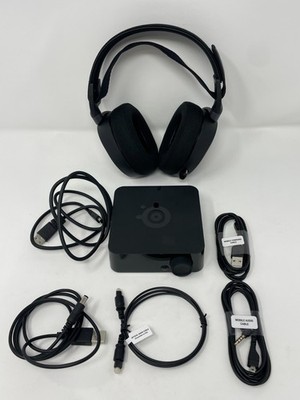SteelSeries Arctis Pro Black Wireless Gaming Headset with Base Station & Cables