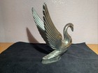 VINTAGE COLLECTIBLE HOT ROD RAT ROD NICKEL / CHROME SWAN HOOD ORNAMENT Packard — photo 4