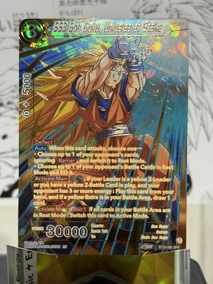DBS CCG SS3 Son Goku, Universe at Stake (SPR) Power Absorbed SPR