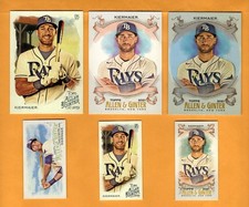 Kevin Kiermaier lot of 6 A & G Baseball - UNLIMITED SHIPPING FOR $4.00