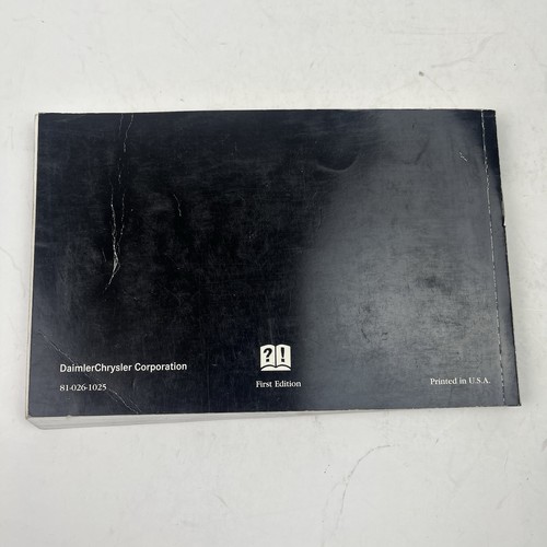 2001 Chrysler Concorde Owners Manual Book Guide - Picture 4 of 6