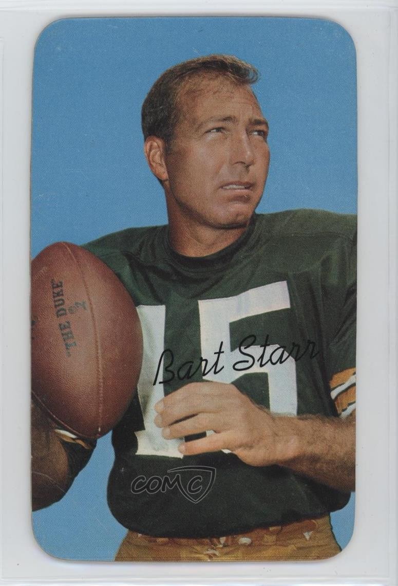 1970 Topps Super Bart Starr #3 HOF 15w9