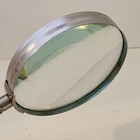 Vintage Magnifying Glass 3 1/4" Lens Black Handle Chrome Frame Made in Korea — photo 4