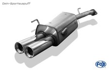 Fox Sportauspuff Opel Zafira A 2x76mm rund