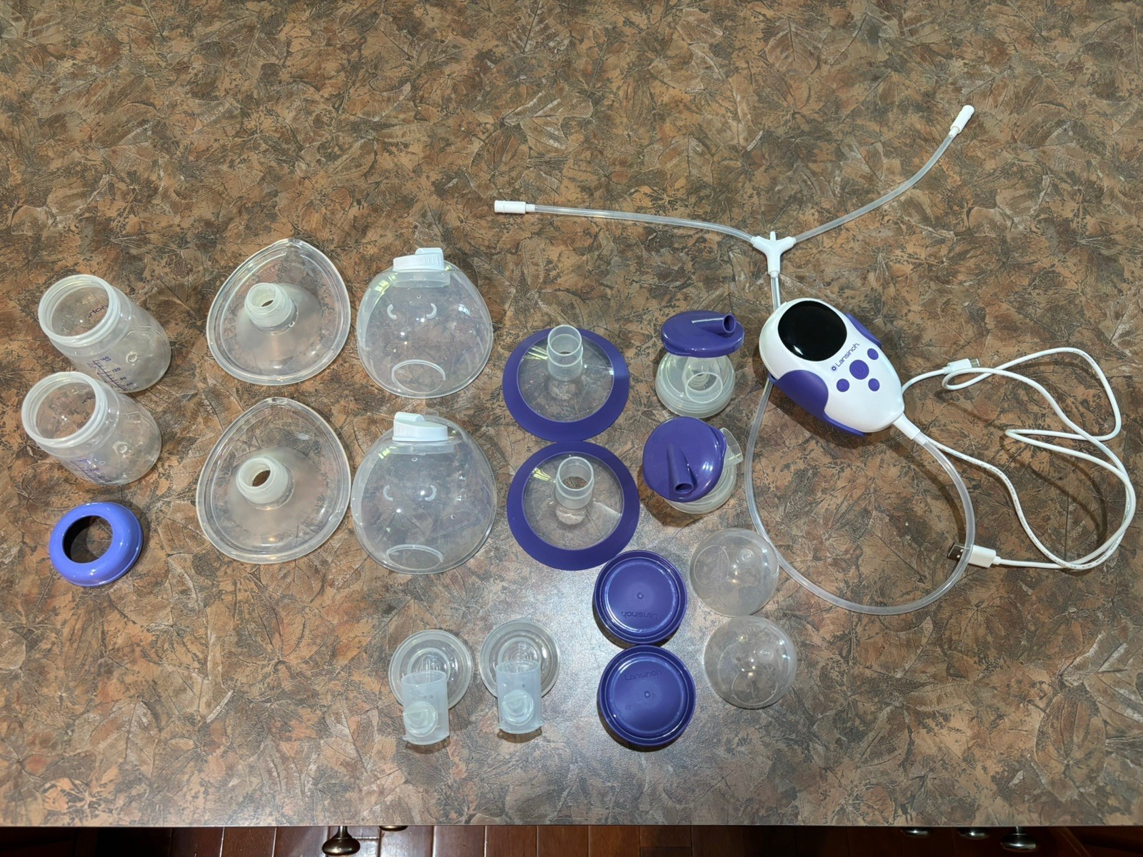 Lansinoh Thrive 2-in-1 Double Electric Breast Pump Hands-fre