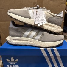 Size 8.5- adidas Retropy E5 Solid Grey