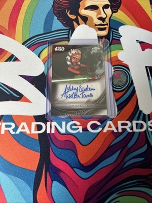 Topps Chrome Star Wars Hyperspace Ashoka Tano (Ashley Eckstein) Autogramm