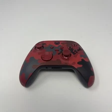 Microsoft Xbox Wireless Video Game Controller Model 1914 Camouflage Red Tested