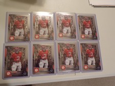 8 CLEMSON TIGERS TJ PARKER 2025 BOWMAN UNIVERSITY CHROME ROOKIE RC CARD LOT