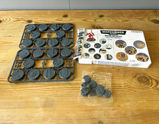Warhammer 40K Sector Imperialis Scenic Round Bases Bulk Lot - missing x30 25mm