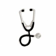 Funny Stethoscope Enamel Pin, Cute Medical Professional Pins Brooch