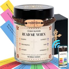 Christian christmas gifts - Bible verse jar - Gifts for women - Prayer Daily