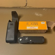 Rokunar Power Winder  for Canon A Series Cameras w/Leather Case Vintage