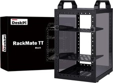Deskpi Rackmate TT Mini Server Cabinet for Mini PC, Network, Servers, Audio, and