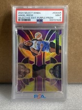 2024 Select WNBA Angel Reese Selective Swatches Purple /49 PSA 9 P115