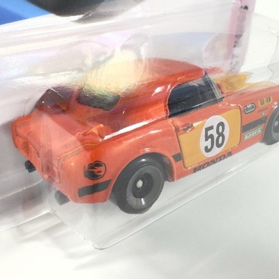 Hot Wheels Treasure Hunt Honda S800 Racing 212/250 Orange Compact