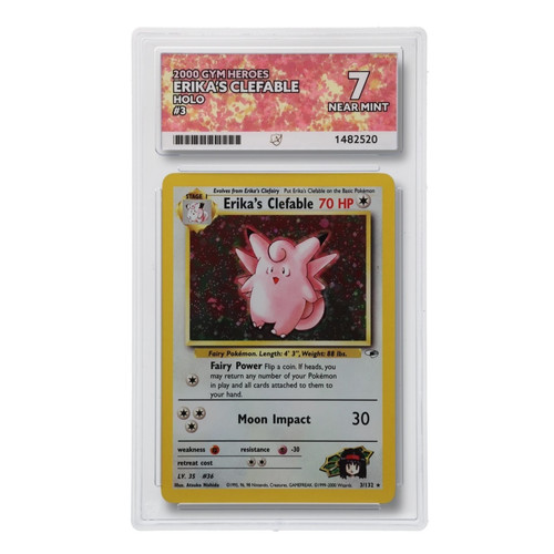 Erika's Clefable (Unlimited) graded ACE 7 for sale on eBay