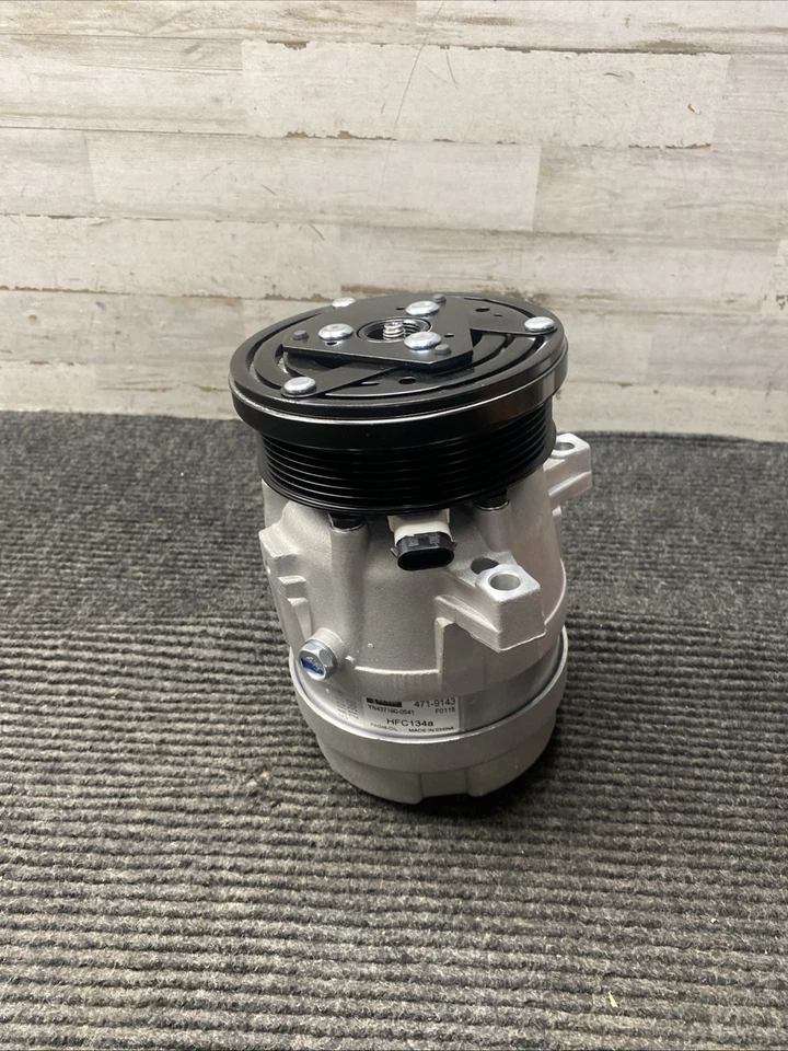 Compresor y embrague de aire acondicionado para Buick Chevy Oldsmobile Pontiac 3.8 V6 471-9143 Foto 2 de 4