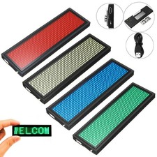 Bluetooth LED Module Name Badge DIY Programmable Scrolling Message Board Mini