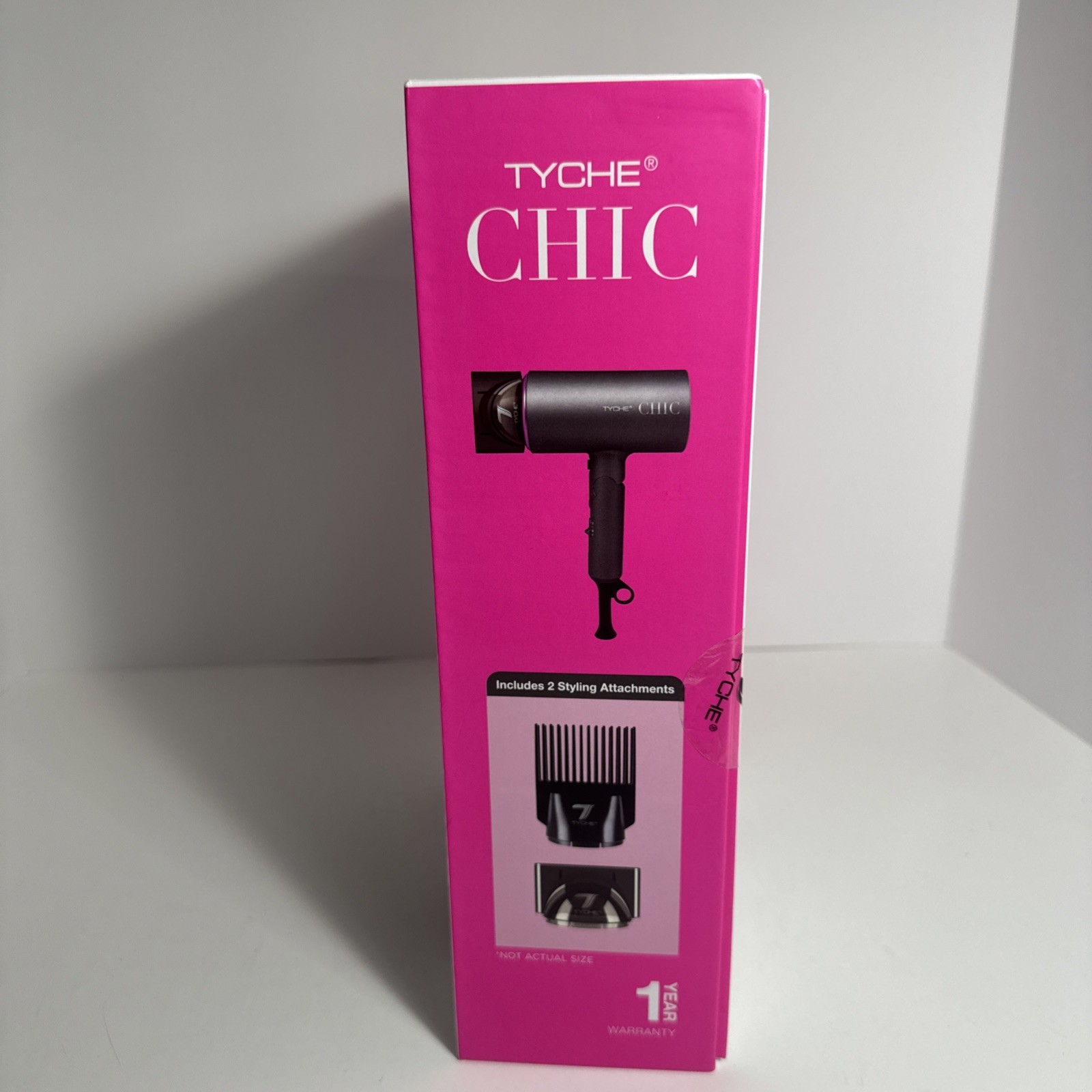 Tyche Chic Hair Dryer Cold Shot Ceramic Grills w/ 2 Attachments 