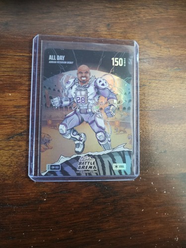 2026 Battle Arena Colosseum Steel Battlefoil SSP Debut All Day Adrian Peterson