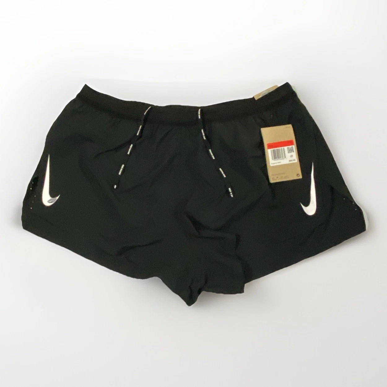 Nike Aeroswift Men's 2" Running Shorts Drawstring Black CJ7837-010