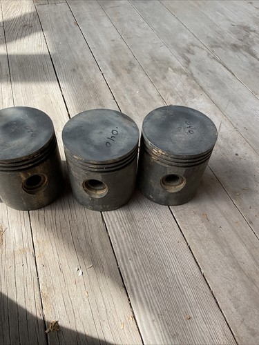 SET 1929-1930-1931-1936 CHEVROLET NOS GM PISTONS SIZE .40 Over VINTAGE - Picture 6 of 17
