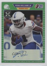 2021 Leaf Pro Set Metal 1989 Green Rainbow /25 Pooka Williams Jr Auto 4t6